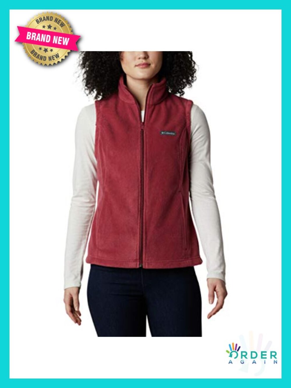 Quilted Sleeveless Vest with Zip Pockets